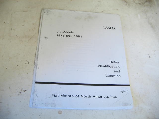 RELAY ID & LOCATION BOOK, COPY