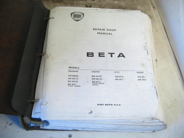 1975-78 SHOP MANUAL, COPY