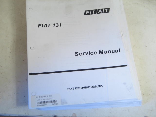 1975-78 SHOP MANUAL, PHOTOCOPY