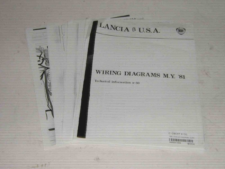 1981 WIRING DIAGRAM, COPY