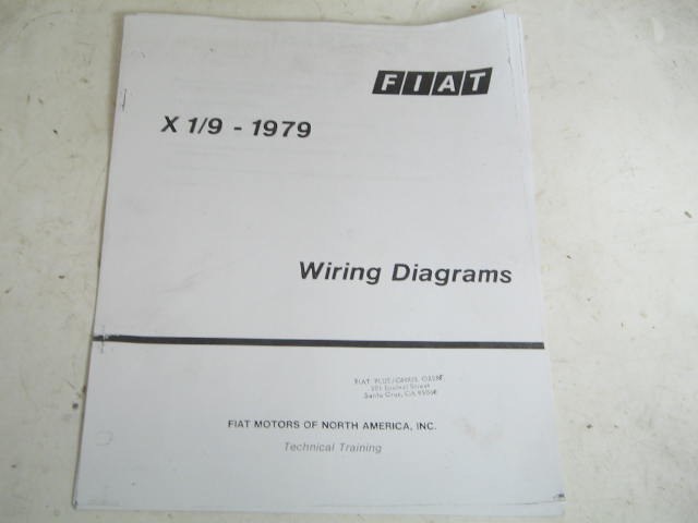 1979 WIRING DIAGRAM, COPY