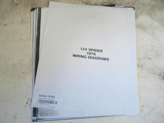 1976 WIRING DIAGRAM, PHOTOCOPY