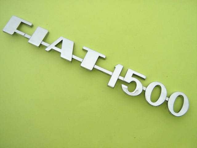 "FIAT 1500" REAR EMBLEM