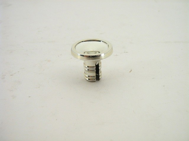 CHROME ROUND PLUG FOR HOLE