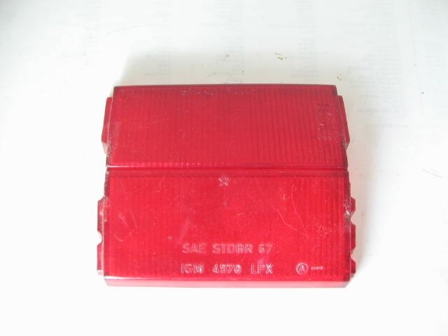1968-69 LEFT STOP LAMP LENS