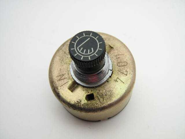 INTERIOR LAMP RHEOSTAT CONTROL