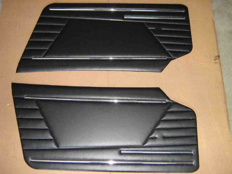 1966-72 BLACK DOOR PANEL SET