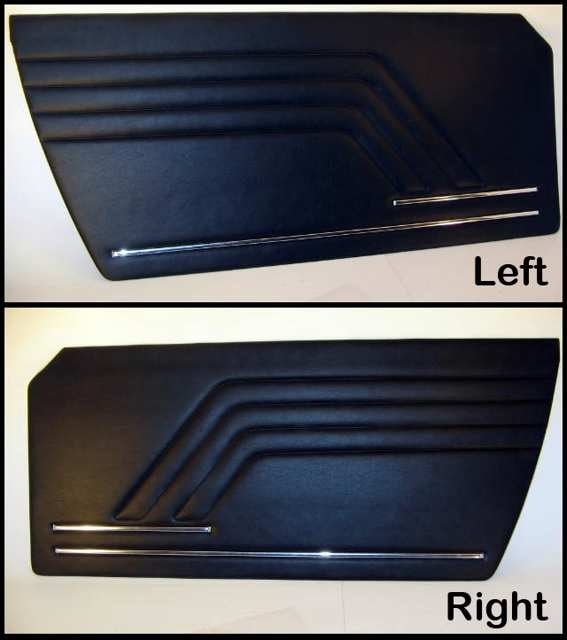 1974-78 BLACK DOOR PANEL SET