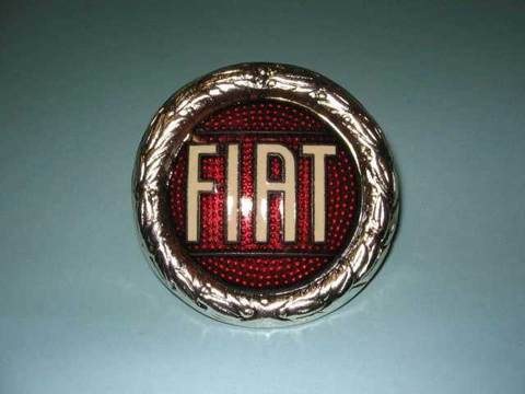 ENAMELED ROUND FIAT WREATH