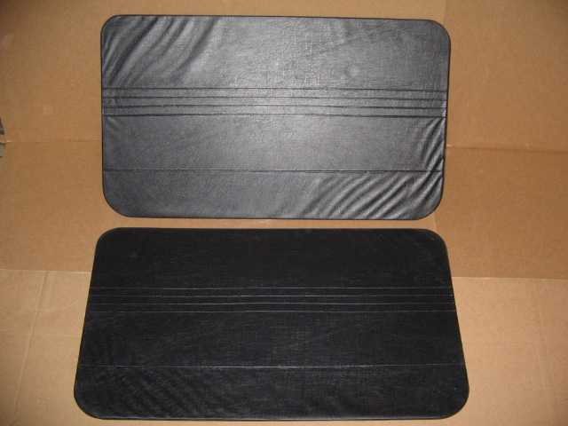 BLACK INTERIOR DOOR PANEL PAIR