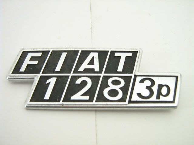 "FIAT 128 3P" EMBLEM