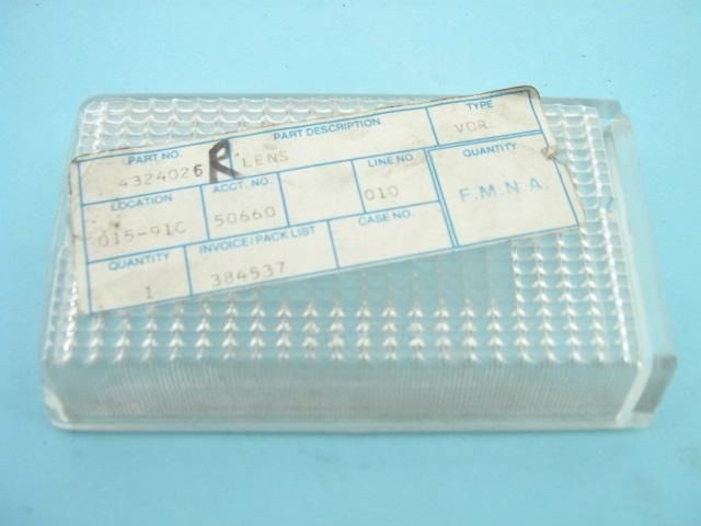 1975-78 RT REVERSE LAMP LENS