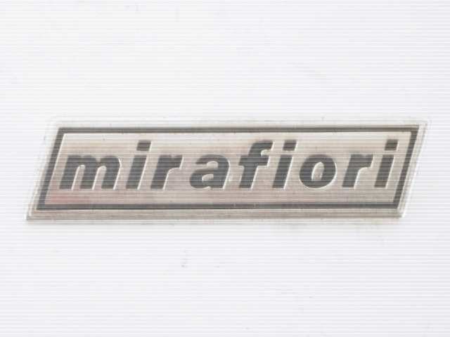 "MIRAFIORI" REAR EMBLEM
