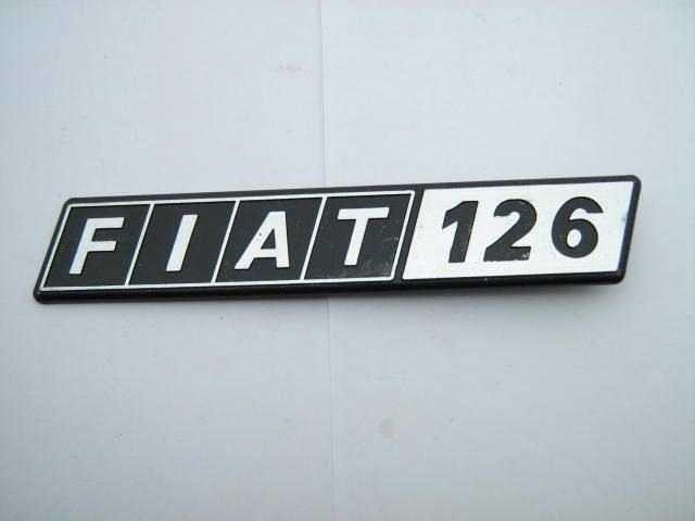 "FIAT 126" EMBLEM