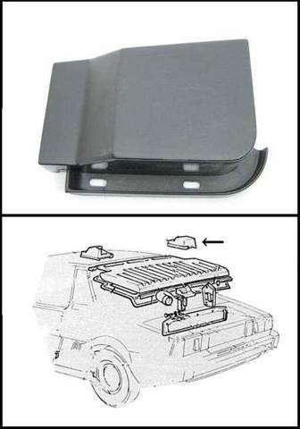 RIGHT SIDE OF ENGINE COVER