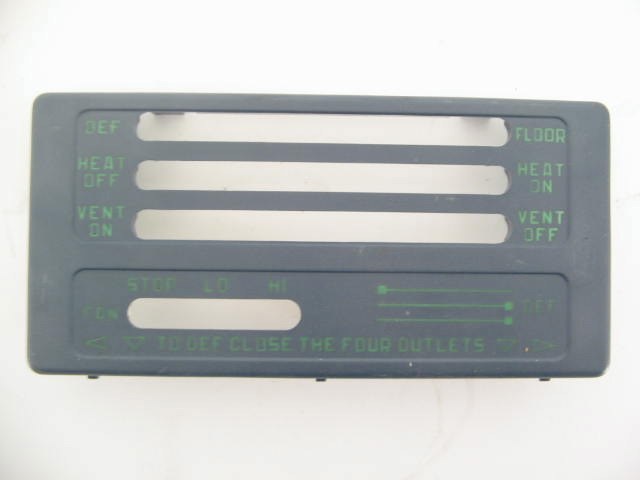 HEATER DEFROST CONTROL PANEL