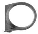 RIGHT BLACK HEADLAMP FRAME