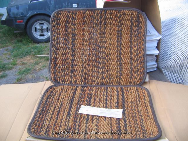 REAR FLOOR TWEED COCO MAT SET
