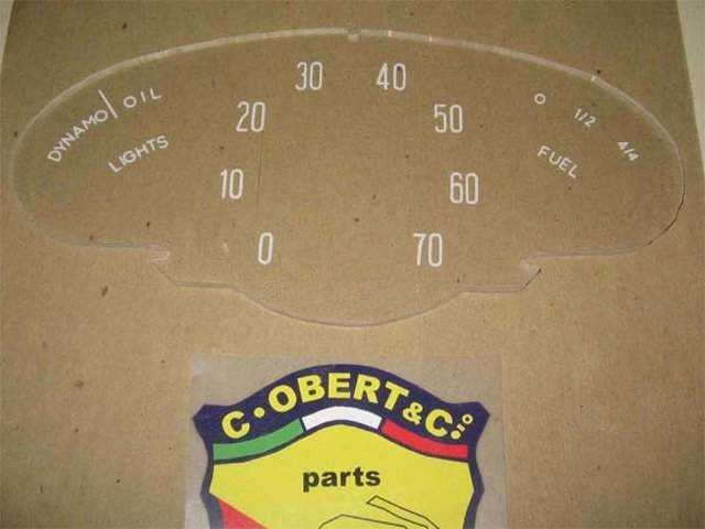 USA SPEEDOMETER FACE PLATE