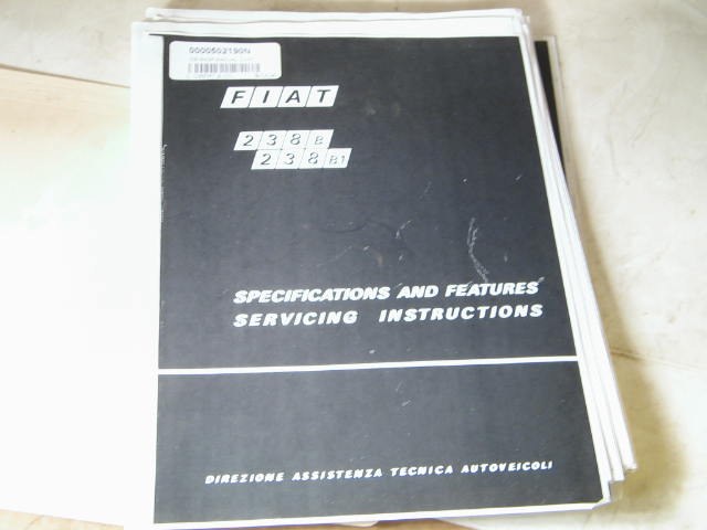238 SHOP MANUAL, COPY