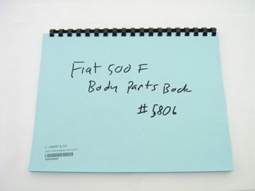 BODY PARTS BOOK, PHOTOCOPY