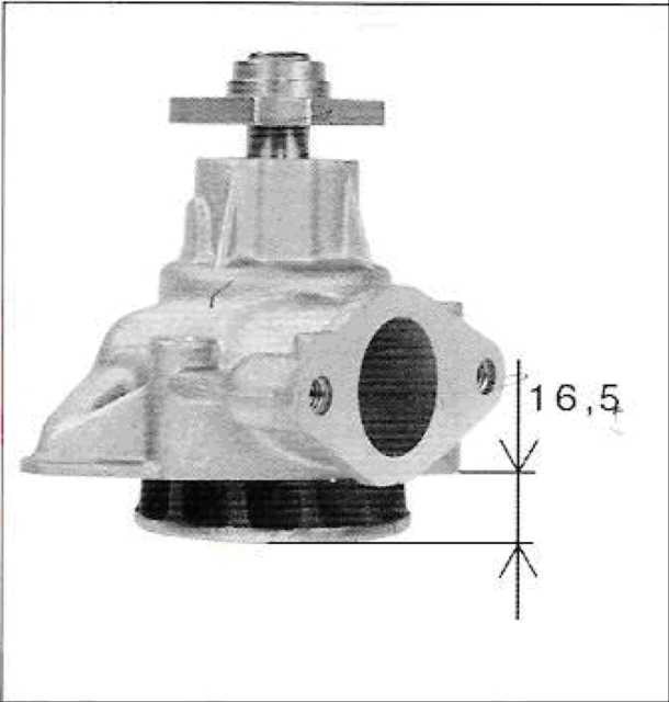 16 MM DEEP IMPELLER WATER PUMP