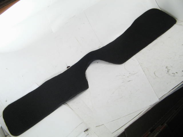 BLACK REAR VERTICAL CARPET