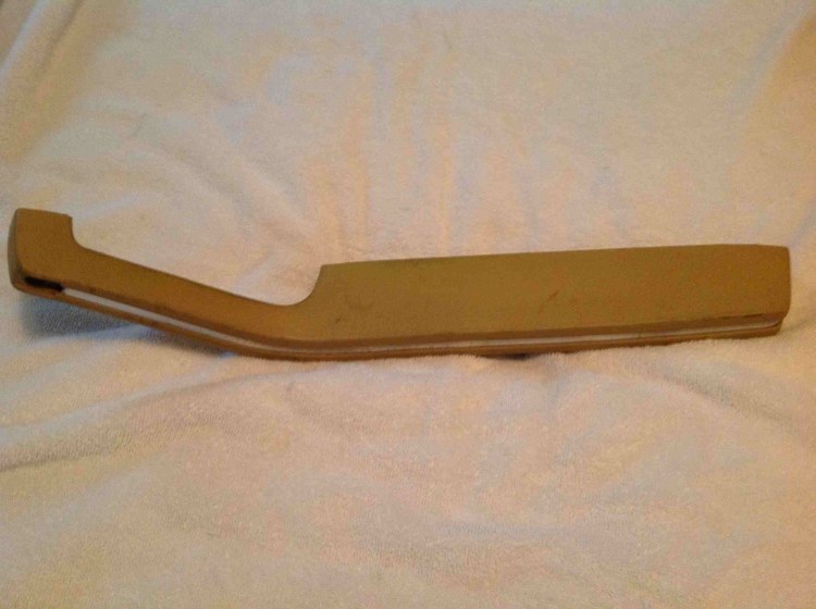 RIGHT BEIGE LEATHER ARMREST
