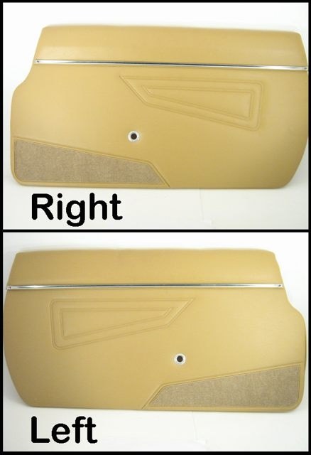 1980-85 BEIGE DOOR PANEL SET