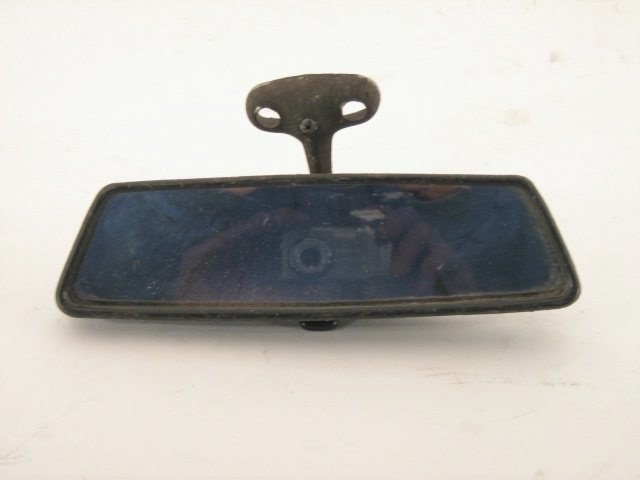 REAR VIEW MIRROR, DAMAGED