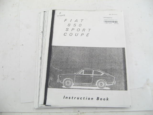 INSTRUCTION BOOK, COPY