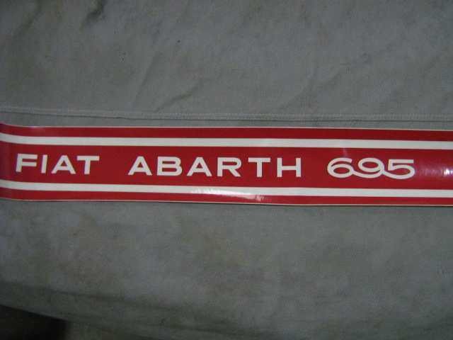 "FIAT ABARTH 695" STICKER SET