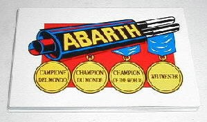 ABARTH MUFFLER DECAL