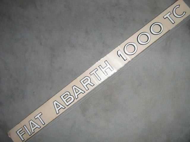"FIAT ABARTH 1000 TC" STICKER