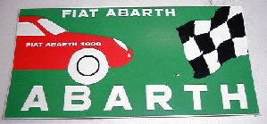 FIAT ABARTH 1000 STICKER