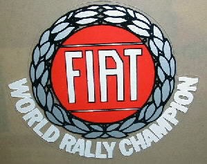 FIAT WORLD RALLY CHAMPION LRG