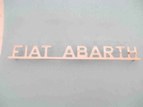 CHROME "FIAT ABARTH" EMBLEM