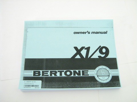 OWNERS MANUAL, COPY