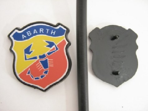 ABARTH REAR SHIELD EMBLEM