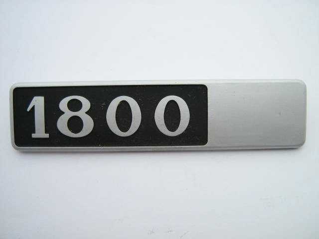 1975-78 "1800" EMBLEM ON TRUNK