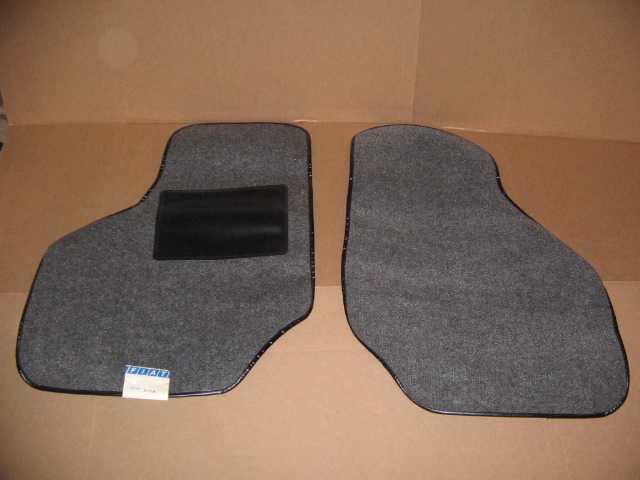 FRONT FLOOR MAT SET, ASH GREY