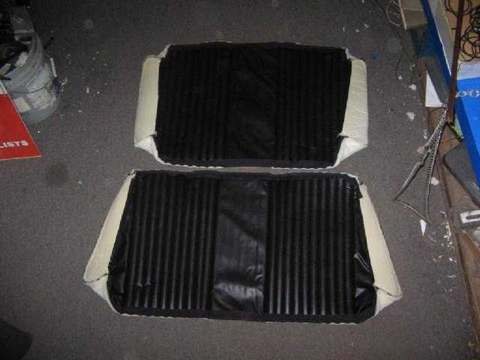 1967-78 R BLACK UPHOLSTERY KIT