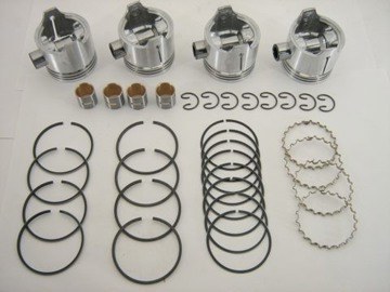 62.0.MM +0.6 MM O/S PISTON SET