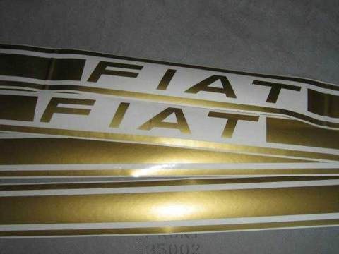 GOLD "FIAT" STRIPE KIT