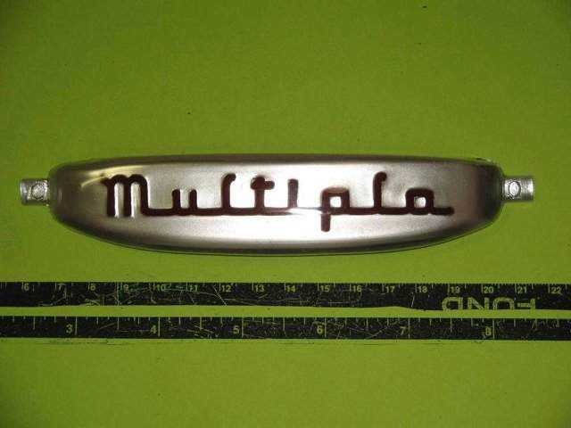 "MULTIPLA" FRONT EMBLEM