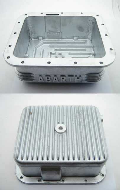 "ABARTH" FINNED ALLOY OIL PAN