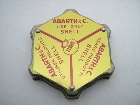 SHELL ABARTH & CO OIL FILL CAP