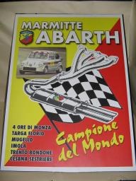 ABARTH EXHAUST POSTER