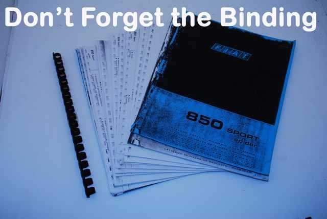 PHOTOCOPIES COME UNBOUND
