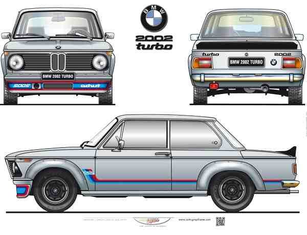 BMW 2002 TURBO POSTER